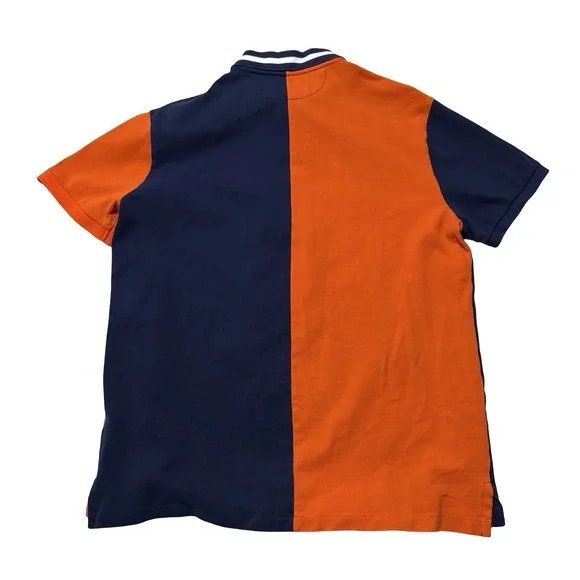 Polo Ralph Lauren Men's Two Tone Color Block Polo Shirt Size Large 21 x 27 *FLAW - Picture 2 of 5